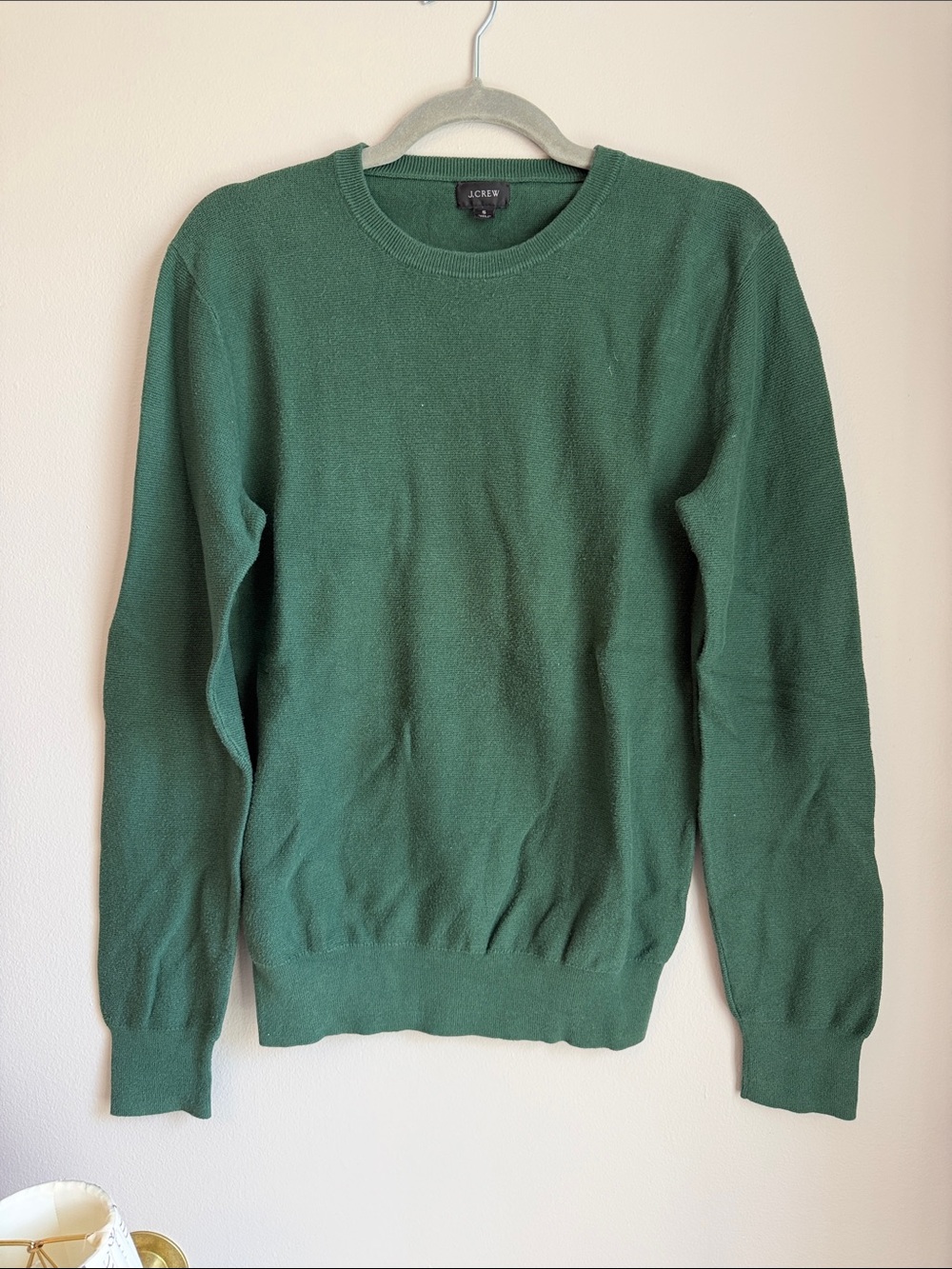 J. Crew Men’s Green Crewneck Sweater